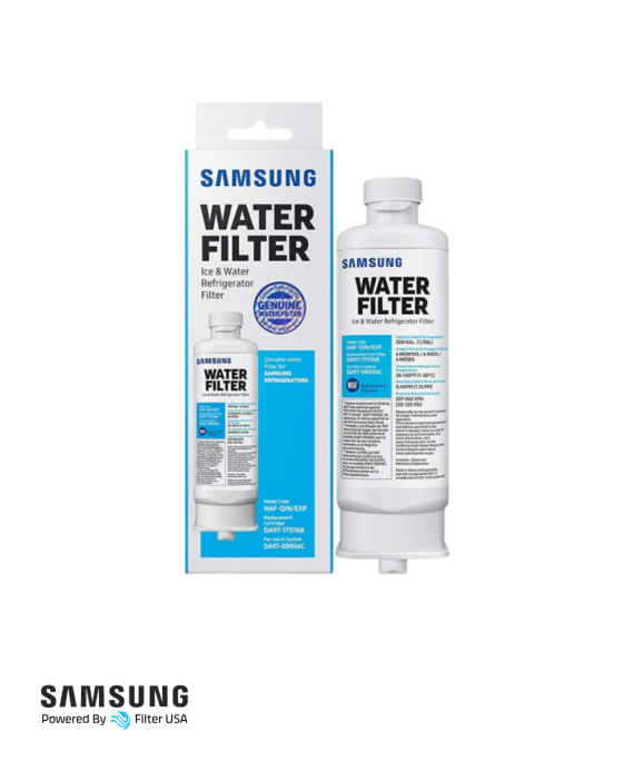 Samsung®  HAF-QIN/EXP DA29 Water Filter Replacement for Samsung DA29-00020B – Carbon Block, 99% Contaminant Reduction – Fresh Water & Ice – 6 Month Life  | 1-Pack
